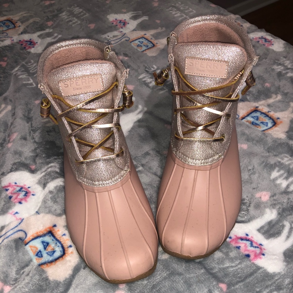 Sperry pink Rain Boot